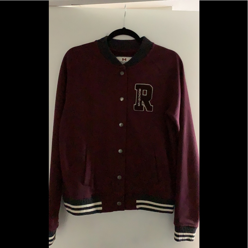 Roots varsity jacket sweater